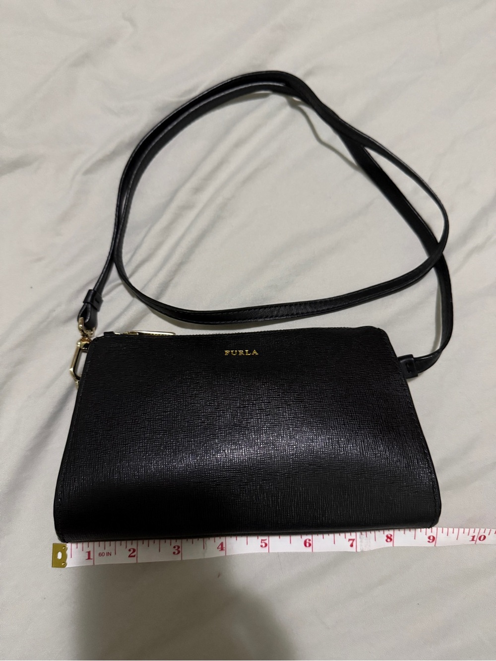 Furla black crossbody